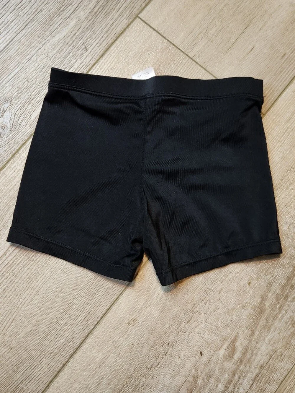 Black Compression Shorts with Stretch Fabric